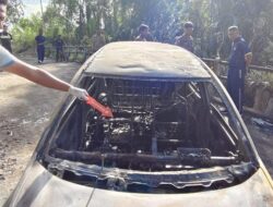 Polres Inhil Selidiki Kebakaran Mobil yang Makan Korban Pria dan Wanita