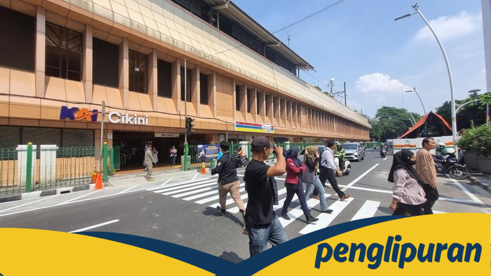 1. Pelican Cross dan Shelter Ojol, Solusi DKI untuk Stasiun Cikini yang Tak Lagi Macet