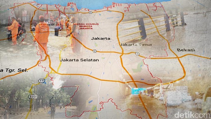Banjir Menerjang 12 RT di Jaksel, Air Sampai 70 Cm Dalam!