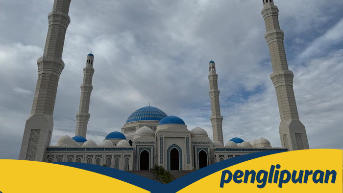 **Melihat Republic Kazakhstan Grand Mosque, Masjid Terbesar di Asia Tengah, Menjadi Simbol Kebanggaan Astana**