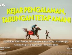 Bank bjb Gelar BRODER50 di Lautan Pasir, Seru! Cicipi Naba’g dan Lari Serentak!