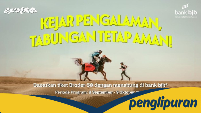 Bank bjb Gelar BRODER50 di Lautan Pasir, Seru! Cicipi Naba'g dan Lari Serentak!