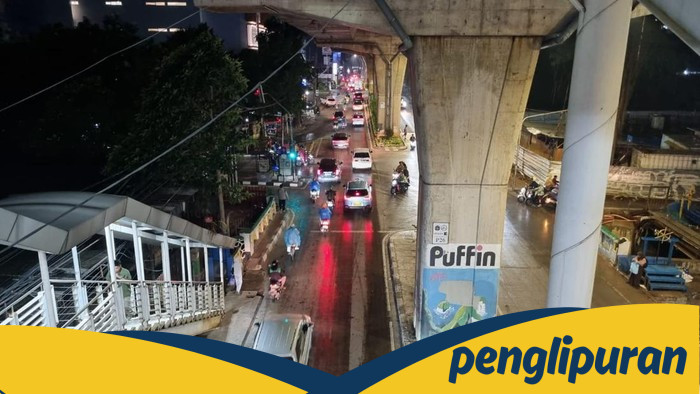Sempat Banjir, Jalan Ciledug Raya Jakarta Selatan Kini Lancar!
