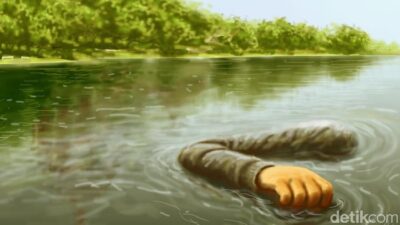 **Tragedi Curug Seribu: Jasad Pria Tenggelam Nyangkut di Batu, Dievakuasi Pagi Ini**