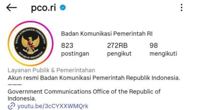 Logo hingga Nama Akun PCO Kini Berubah Jadi Badan Komunikasi Pemerintah – Update 1