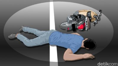 Tragedi Flyover Pancoran: Motor Oleng, Pengendara Tewas