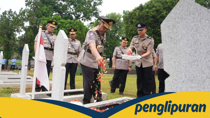 Korlantas Polri Ziarah ke TMP Kalibata, Ingatkan Pentingnya Keselamatan LLAJ di Hari Lalu Lintas