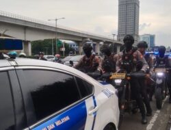 Ratusan Personel Polda Metro Gencar Patroli, Jakarta Siaga