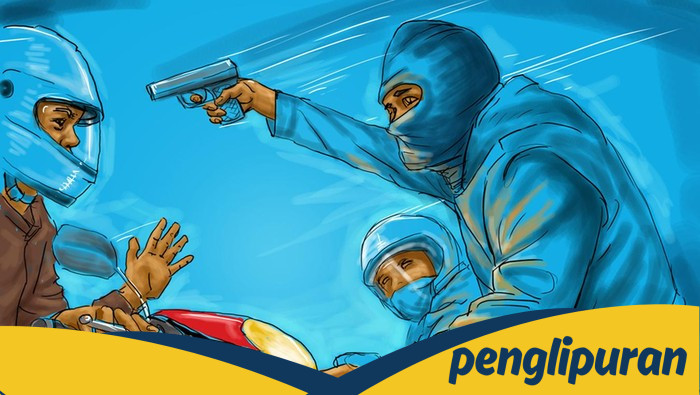 Detik-detik Komplotan Begal Bacok Pria di Bogor dan Rampas Motornya - Update 1