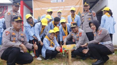 Mahasiswa ‘Agen Green Policing’ dan Polisi Tanam Pohon di Siabu Camping Ground: Langkah Nyata Menuju Bumi yang Lebih Hijau
