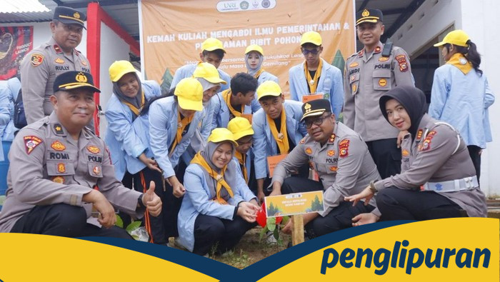 Mahasiswa 'Agen Green Policing' dan Polisi Tanam Pohon di Siabu Camping Ground: Langkah Nyata Menuju Bumi yang Lebih Hijau