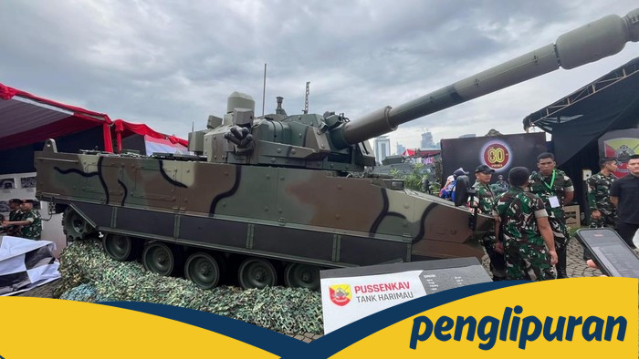 Tank Harimau dan Panser Badak Menjadi Sorotan di Pameran TNI AD Monas