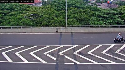 Viral, Motor Nyelonong Masuk Tol Priok dan Melawan Arah! Polisi Tertegun, Begini Kronologinya