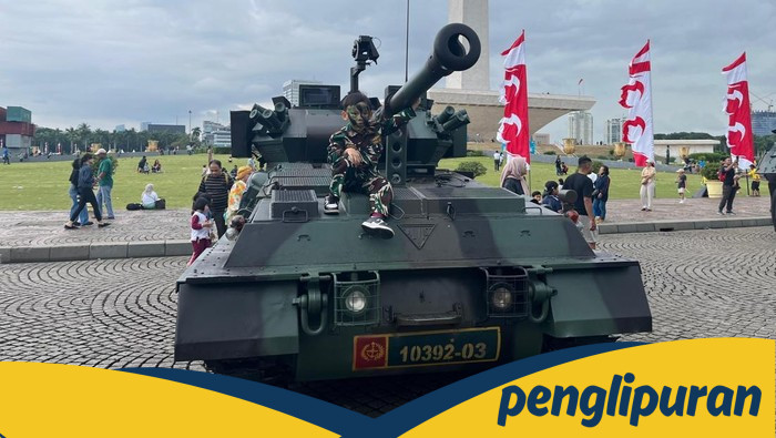 Antusiasme Prajurit Cilik dan Ibu-Ibu Membuat TNI Fair 2025 di Monas Semakin Meriah