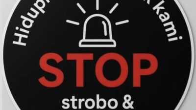 “Gemparkan Dunia Otomotif! Muncul Imbauan Pasang Stiker ‘Tolak Tot Tot Wuk Wuk’, Begini Wujudnya”