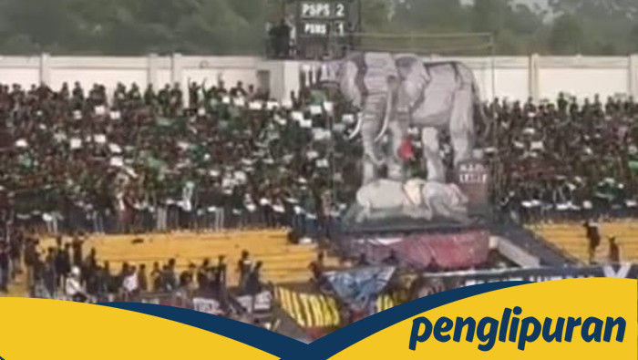 **Stadion Pekanbaru Jadi Lapangan Kampanye, Suporter PSPS Kenang Gajah Tari**