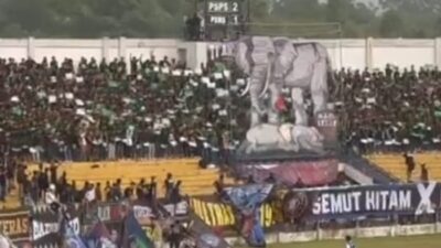 **Stadion Pekanbaru Jadi Lapangan Kampanye, Suporter PSPS Kenang Gajah Tari**