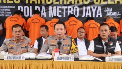 Polisi Tangsel Nyatakan Perang, Sita 21 Kg Sinte dari 9 Tersangka