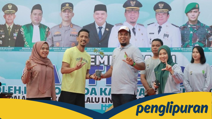 Polres Inhu Gaungkan Green Policing di Car Free Day Jalan Sudirman, Langkah Progresif untuk Masa Depan yang Lebih Hijau!