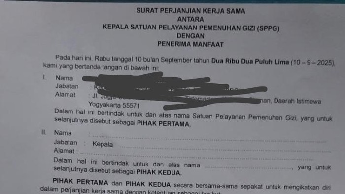 Beredar Surat Rahasiakan Keracunan MBG, Pemkab Sleman Minta Klarifikasi BGN - Alternatif 1