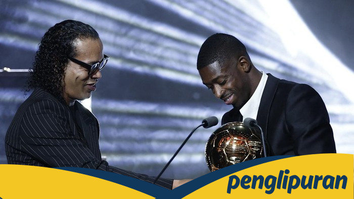 **Detik-detik Ronaldinho Umumkan Dembele Jadi Pemenang Ballon d'Or 2025**