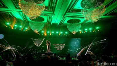 **Malam Puncak Adhyaksa Awards 2025 Dimulai dengan Kehadiran Tokoh-Tokoh Berpengaruh**