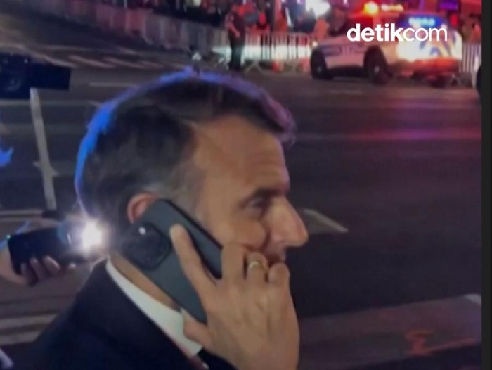 Macron Tertunda di New York, Iring-iringan Trump Jadi Sebabnya