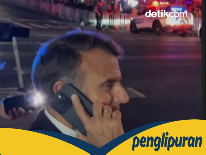 Macron Tertunda di New York, Iring-iringan Trump Jadi Sebabnya