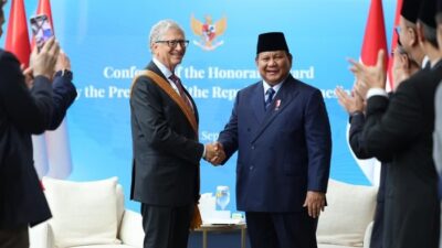 Prabowo Anugerahkan Bintang Jasa Utama kepada Bill Gates, Lupakan Pertemuan Baru