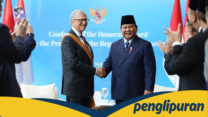 Prabowo Anugerahkan Bintang Jasa Utama kepada Bill Gates, Lupakan Pertemuan Baru