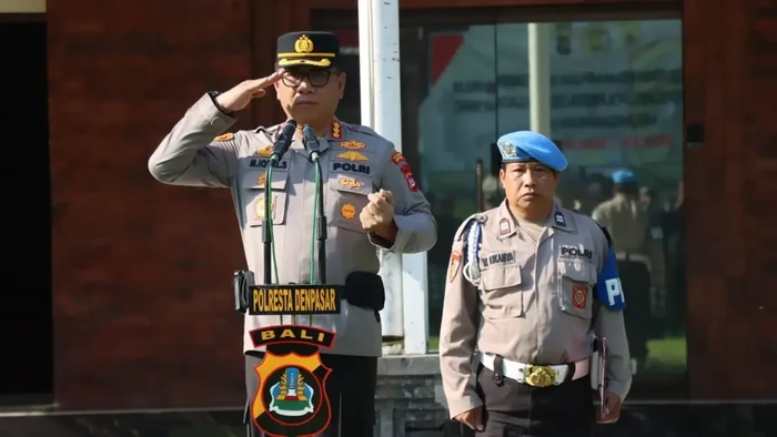 Sinergi Polisi dan Pecalang Apel Bersama untuk Perkuat Kondusivitas Denpasar - Update 1