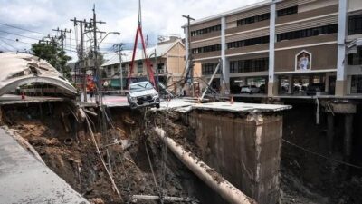 Sinkhole Raksasa Meneror Bangkok, Warga Terpaksa Dievakuasi Dalam Keadaan Darurat