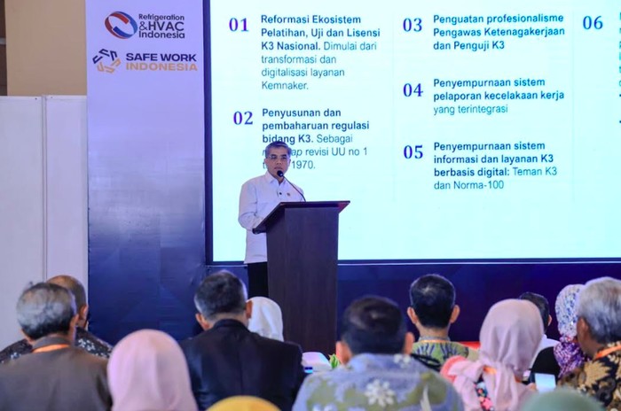 Menaker: Sistem Sertifikasi K3 Perlu Ditingkatkan Urgensi