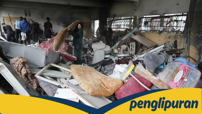 **Israel Serang Rumah Pengungsian di Gaza, 11 Orang Tewas dalam Serangan Udara yang Mengejutkan**