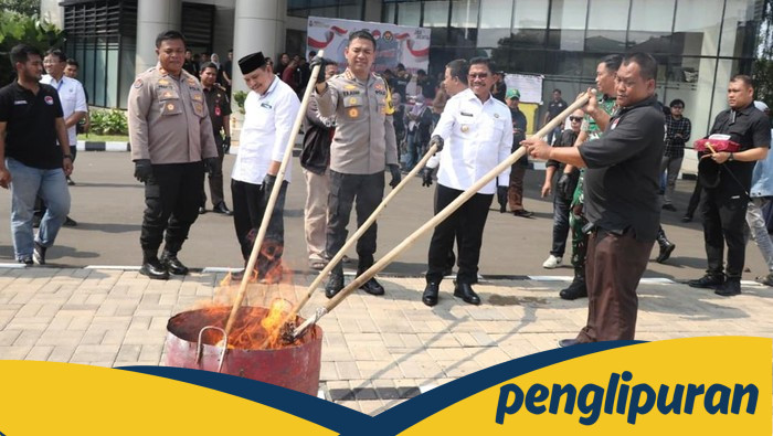 Polres Tangerang Kota Musnahkan 4,7 Kg Ganja, Sabu hingga Ekstasi dalam Aksi Curi Tersohor!