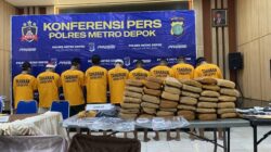 Polisi Tangkap Besar, Sita 78,65 Kg Ganja dari sindikat Depok!