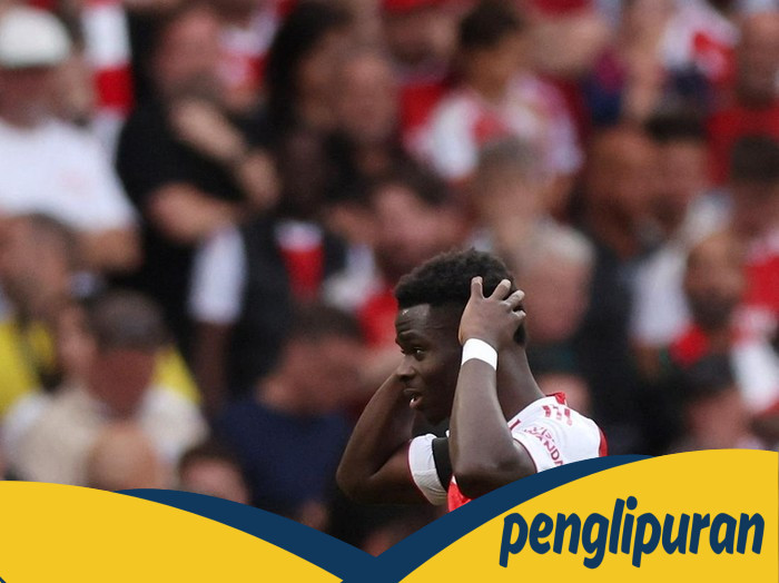 Arteta Ditangkap Kamera Batasi Menit Bukayo Saka?