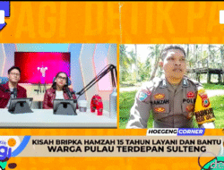 Bripka Hamzah Berharap Dukungan Kapal Mesin untuk Desa Sonit Sulteng