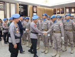 “Kapolri Lepas Satgas FPU 7 MINUSCA, Indonesia Berkontribusi Besar ke Perdamaian Global”