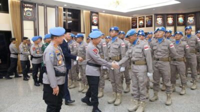 “Kapolri Lepas Satgas FPU 7 MINUSCA, Indonesia Berkontribusi Besar ke Perdamaian Global”