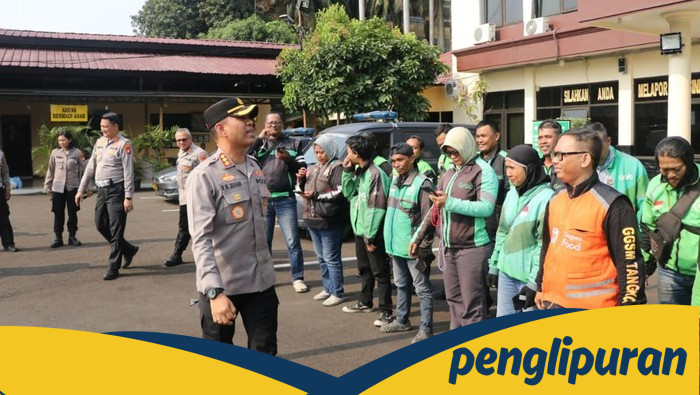 Polrestro Tangerang Kota Gelar Baksos Jumat Peduli untuk Komunitas Ojol - Update 1
