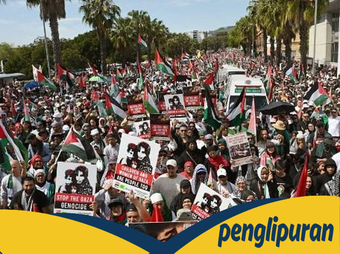 3 Ribu Orang Demo Bela Palestina di Afsel, Desak Penutupan Kedubes Israel: Gejolak Menuntut Perhatian Internasional