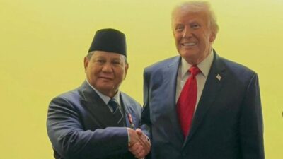Unggah Foto Bareng Trump, Prabowo Yakin Capai Terobosan Besar Perdamaian.