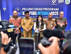 **Komdigi Resmikan Kampung Internet, Wagub Sumut Sebut Selaras dengan PHTC**