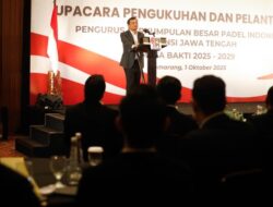 “Ahmad Luthfi: Dari Lapangan ke Dewan Pelindung Padel Jateng, Satu Langkah Menuju Perkembangan Olahraga!”