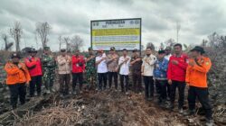 Polres Bengkalis Beraksi, Pasang Peringatan di Lahan Bekas Terbakar untuk Cegah Karhutla!