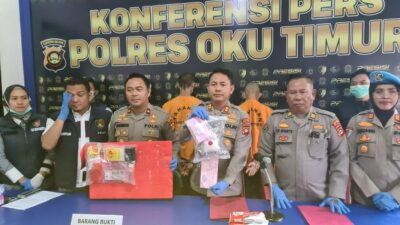 1 Kg Sabu Ditemukan, Polisi Amankan 2 Warga Way Kanan Lampung!