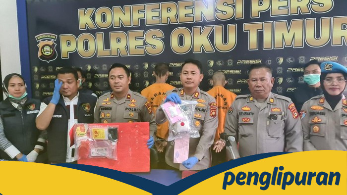 1 Kg Sabu Ditemukan, Polisi Amankan 2 Warga Way Kanan Lampung!