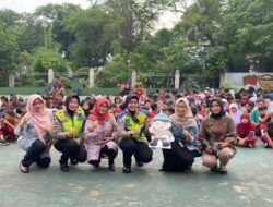“Si ‘Atang’ Ajak Bocah SD di Tangerang Jadi Pelopor Keselamatan Lalu Lintas”