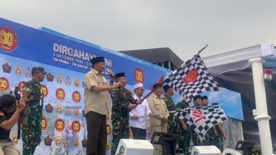 Panglima Pimpin Kirab Rakyat di Monas, TNI Siap Perjuangkan Keutuhan Negara di HUT ke-80!
